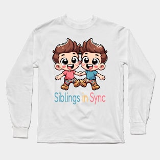 Match & Mischief - Twin Siblings Delight Long Sleeve T-Shirt